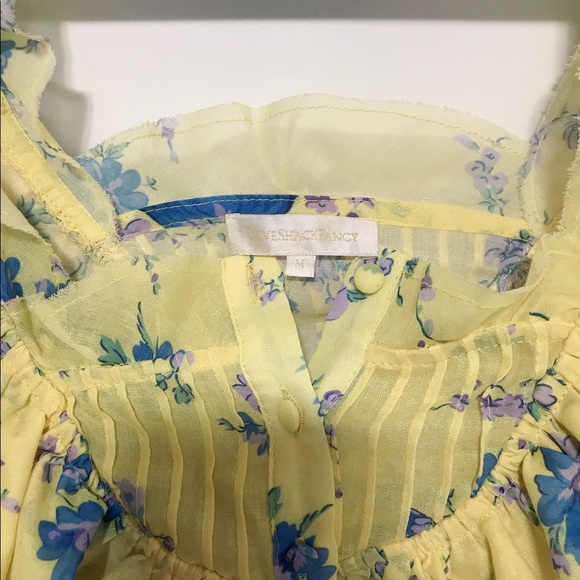 LoveShackFancy Fatima Mini Dress, Sunshine Garden - Picture 12 of 12